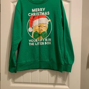 Christmas Cat sweatshirt